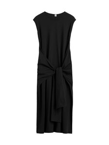 TOTEME - Tie-waist jersey -mekko - 001 BLACK | Stockmann