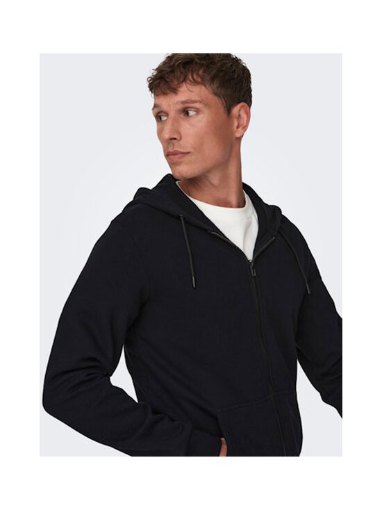 Only & Sons - Onsceres Zip Through jaka ar kapuci - BLACK - photo 6 Only & Sons - Onsceres Zip Through jaka ar kapuci - BLACK | Stockmann - photo 6