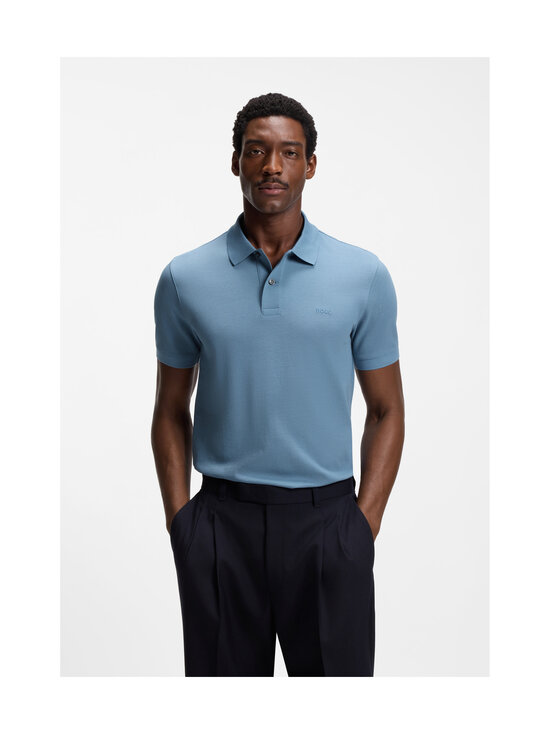 BOSS - Polosärk Pallas Jersey - 459 LIGHT/PASTEL BLUE | Stockmann - photo 4