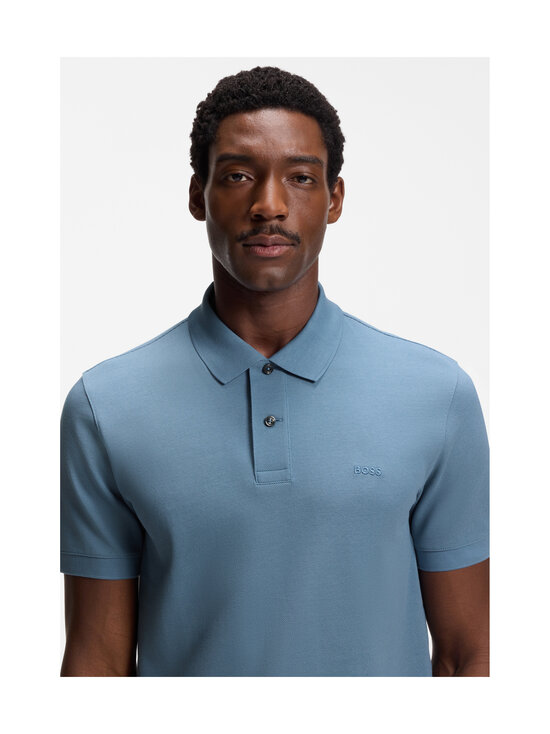 BOSS - Polosärk Pallas Jersey - 459 LIGHT/PASTEL BLUE | Stockmann - photo 5