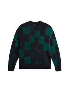 J.Lindeberg - Hank Graphic -neule - M571 PIXEL STACKED FOREST BIOME | Stockmann