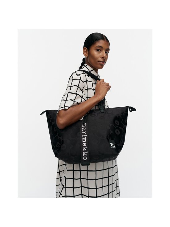 Marimekko - Unikko M Tote -laukku - 999 BLACK, BLACK | Stockmann - photo 4
