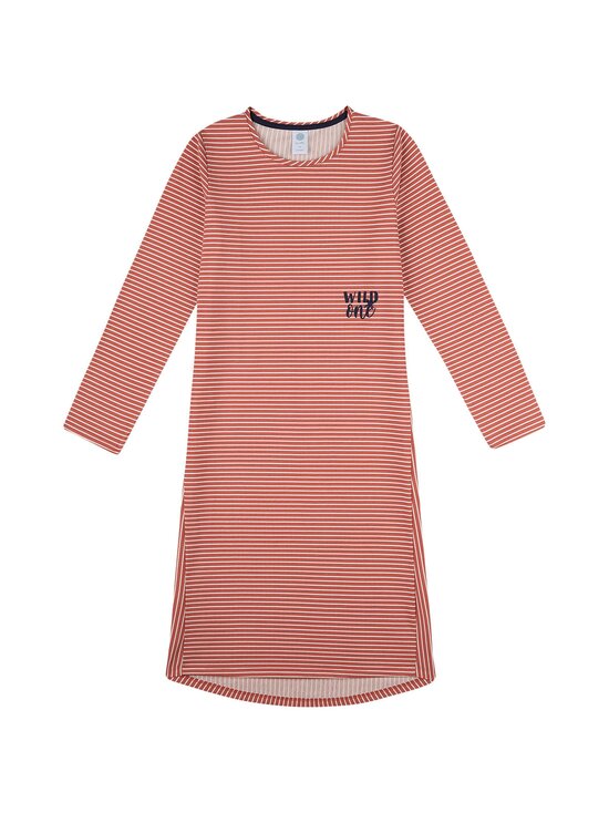 Girl Night Dress Stripe Leo Flower -yömekko