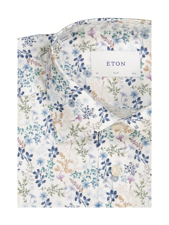 Eton - Triiksärk Slim Fit Floral Twill - 25 MID BLUE | Stockmann - photo 2
