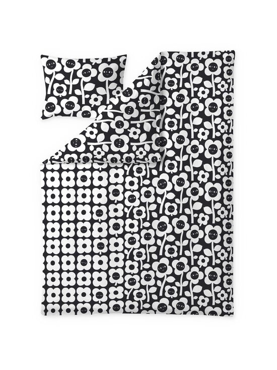 Finlayson - Voodipesukomplekt Kukkariemu 150 x 210 + 50 x 60 cm - BLACK/WHITE - photo 1 Finlayson - Voodipesukomplekt Kukkariemu 150 x 210 + 50 x 60 cm - BLACK/WHITE | Stockmann - photo 1