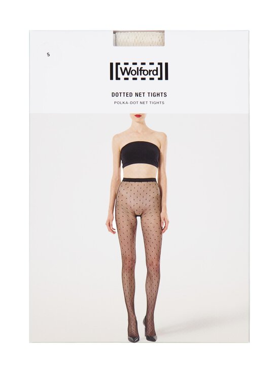 Wolford - Dotted-verkkosukkahousut - 1167 BUTTERCREAM | Stockmann - photo 3