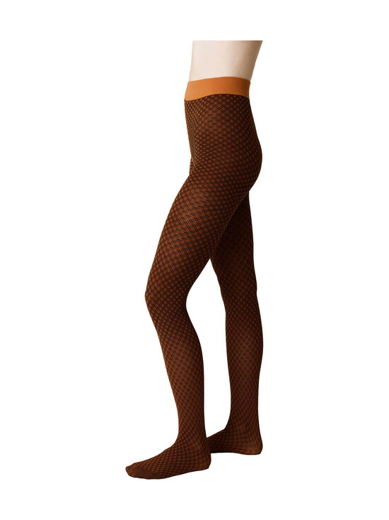 Swedish Stockings - Clara Retro Patterned -sukkahousut - BOURBON | Stockmann - photo 1