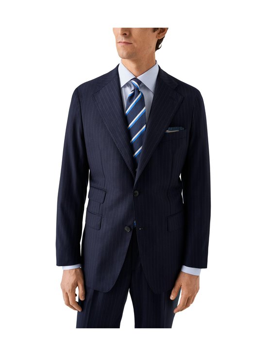 Eton - Slim Fit Stripe Cut Away Collar -kauluspaita - DARK BLUE | Stockmann - photo 10