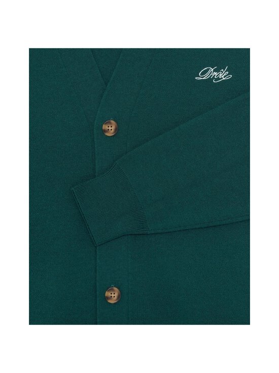 Drôle de Monsieur - Le Cardigan Drôle -neuletakki - DARK GREEN | Stockmann - photo 2