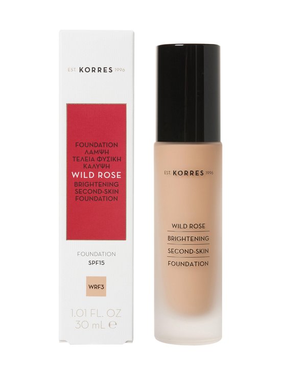 Korres - Wild Rose Wild Rose Foundation -meikkivoide 30 ml - WRF3 - photo 1 Korres - Wild Rose Wild Rose Foundation -meikkivoide 30 ml - WRF3 | Stockmann - photo 1