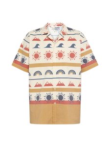 Knowledge Cotton Apparel - Box Fit Seersucker -kauluspaita - 9932 MULTI COLOR AOP | Stockmann