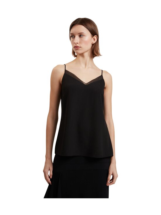 Ted Baker London - Lulea Chiffon Detail V-neck -toppi - BLACK - photo 1 Ted Baker London - Lulea Chiffon Detail V-neck -toppi - BLACK | Stockmann - photo 1