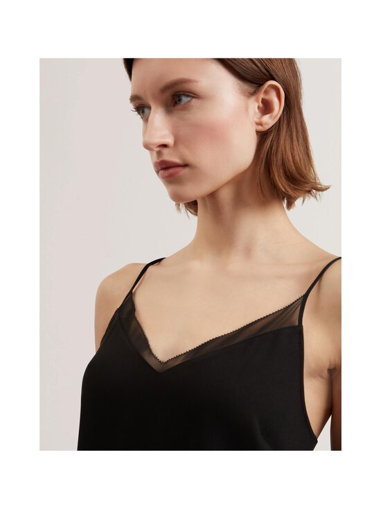 Ted Baker London - Lulea Chiffon Detail V-neck -toppi - BLACK - photo 4 Ted Baker London - Lulea Chiffon Detail V-neck -toppi - BLACK | Stockmann - photo 4
