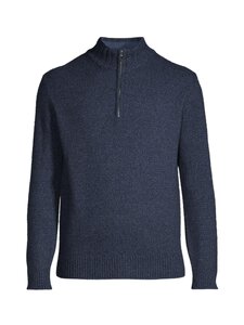 Oscar Jacobson - Knit Half Zip -neule - ATLANTIC BLUE 222 | Stockmann