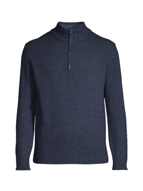 Oscar Jacobson - Knit Half Zip vilnas džemperis - ATLANTIC BLUE 222 | Stockmann - photo 1