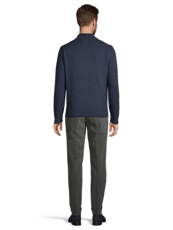 Oscar Jacobson - Knit Half Zip vilnas džemperis - ATLANTIC BLUE 222 | Stockmann - photo 3