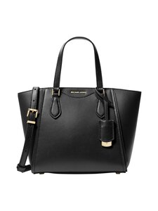 Michael Michael Kors - Taryn Small Signature Logo Convertible Tote -nahkalaukku - 001 BLACK Michael Michael Kors - Taryn Small Signature Logo Convertible Tote -nahkalaukku - 001 BLACK | Stockmann