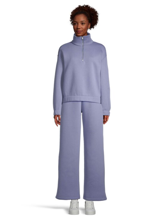 NOOM - Jolie Zip Collar -collegepaita - SMOKY BLUE | Stockmann - photo 2