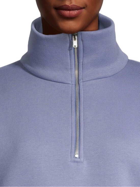NOOM - Jolie Zip Collar -collegepaita - SMOKY BLUE | Stockmann - photo 4