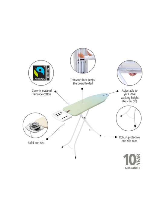Brabantia - Ironing Board B -silityslauta - SOOTHING SEA | Stockmann - photo 3