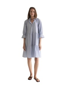 Gauhar Helsinki - Ruffled Checker -mekko - BLUE | Stockmann