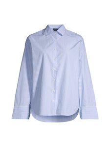 Lexington - Casual Organic Poplin -paitapusero - 576 BLUE MULTI STRIPE | Stockmann