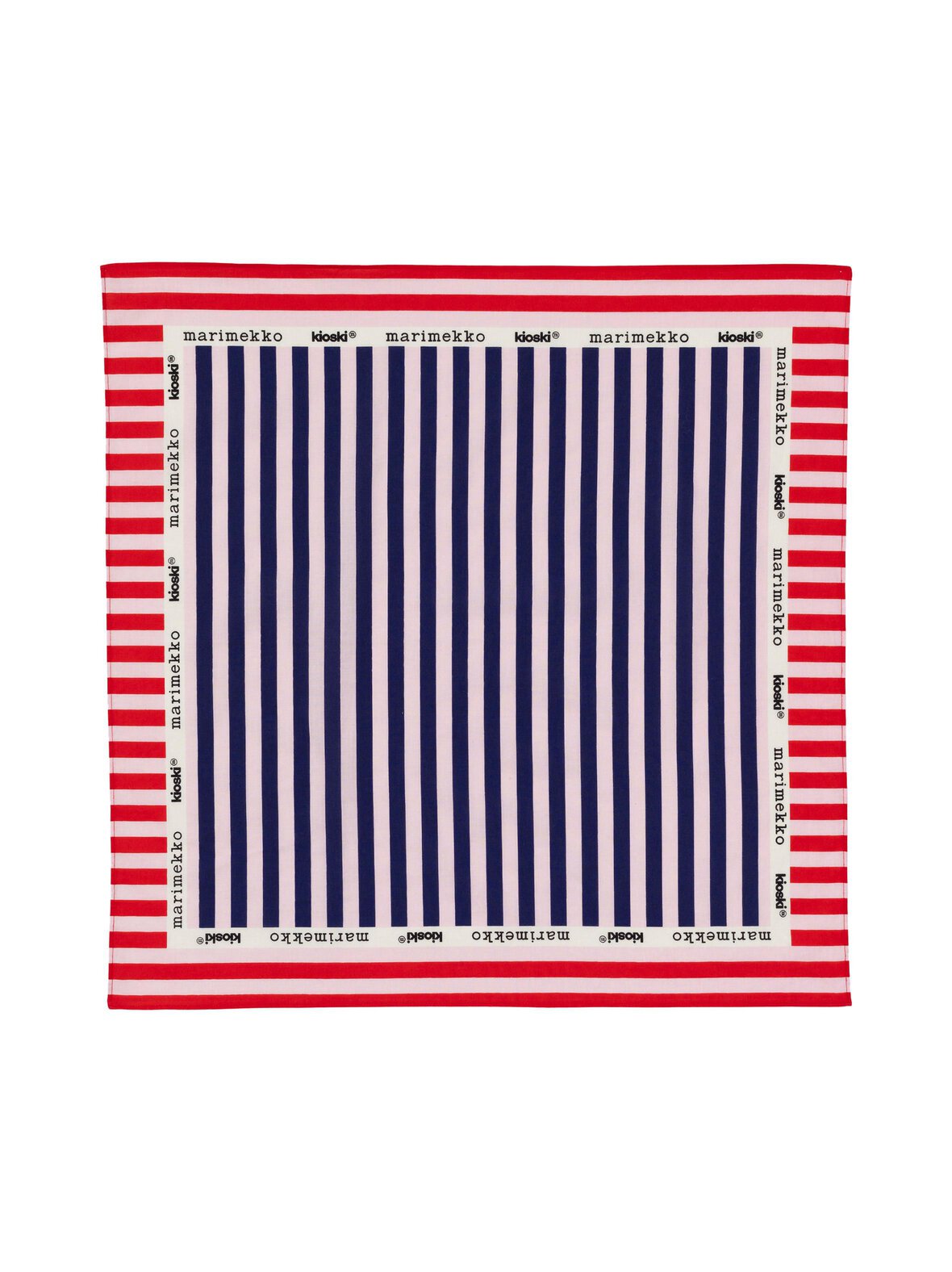 Astrilli Tasaraita -huivi 55 x 55 cm