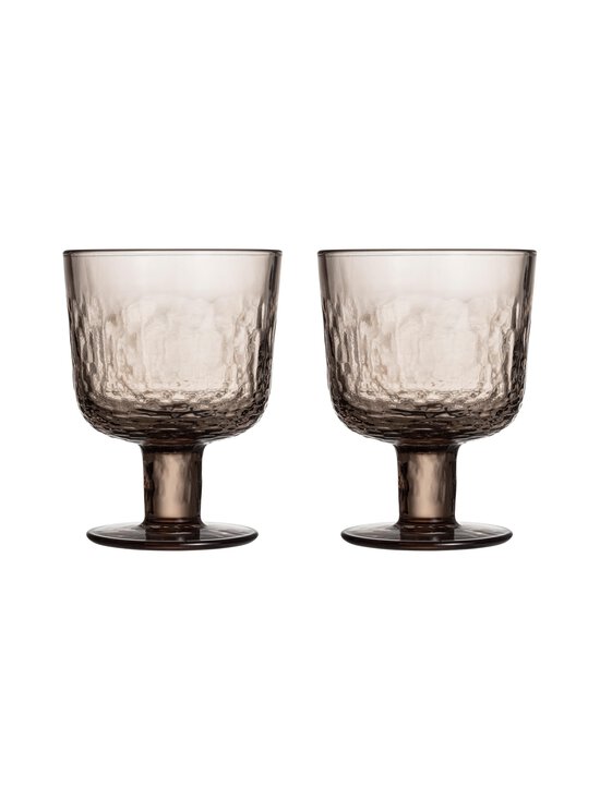Arabia - Mainio Goblet Mocha -juomalasi 30 cl, 2 kpl - BROWN BROWN | Stockmann - photo 1