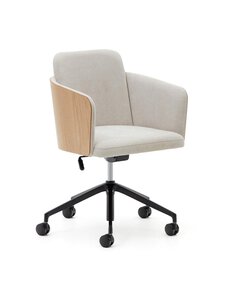 Kave Home - Madai-työtuoli beige chenille-kangas - BEIGE | Stockmann