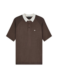 Emporio Armani - Kootud polosärk - AF25247 U6200 MAJOR BROWN | Stockmann