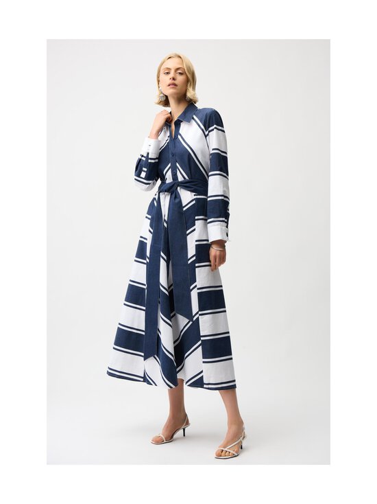 Joseph Ribkoff - Kleit Cotton Stripe Print - 299 NAVY/WHITE | Stockmann - photo 5