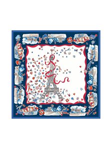 Longchamp - Silkkihuivi - 037 ECRU | Stockmann