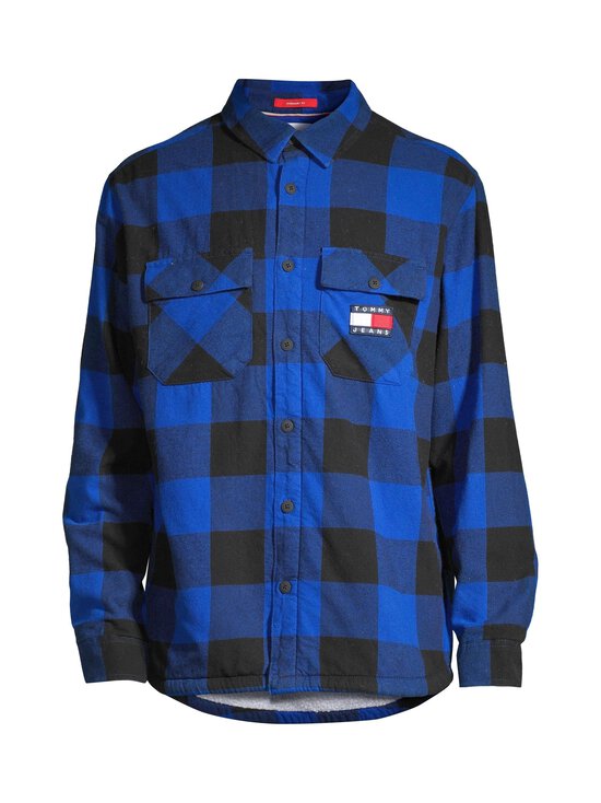 Tommy Jeans - Sherpa Flaneļa krekls - C65 COBALT/ CHECK - photo 1 Tommy Jeans - Sherpa Flaneļa krekls - C65 COBALT/ CHECK | Stockmann - photo 1