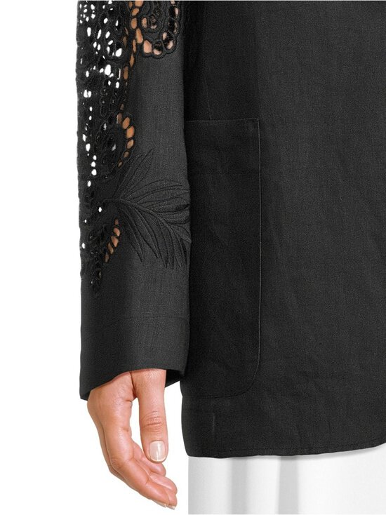 Max Mara Studio - Angizia-pellavatakki - 035 SCHWARZ - photo 4 Max Mara Studio - Angizia-pellavatakki - 035 SCHWARZ | Stockmann - photo 4