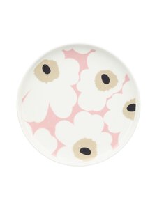 Marimekko - Unikko-lautanen 20 cm - 138 OFF WHITE,PINK,SAND,CHARCOAL | Stockmann