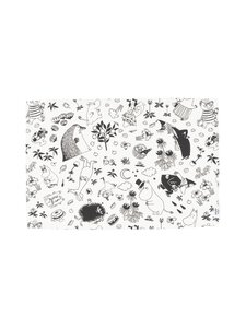 Moomin Arabia - Muumi kangast lauamatt 31 x 46 cm - OFF WHITE | Stockmann