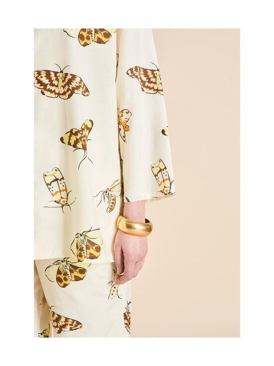 Olivia von Halle - Casablanca Opaline - puuvilla-silkkipyjama - CREAM | Stockmann - photo 4