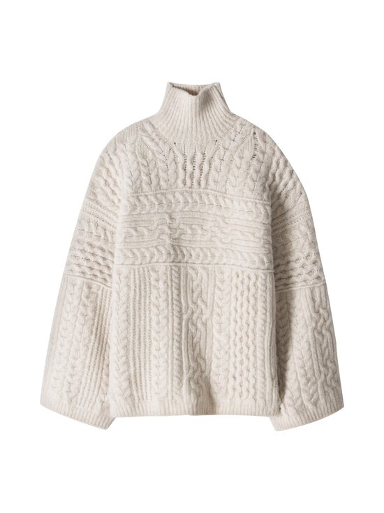 RAW CABLE KNIT -neule