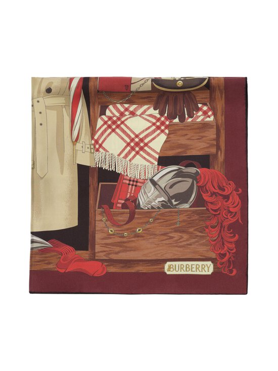 Burberry - Heritage Knight Ward -silkkihuivi - A1308 OXBLOOD | Stockmann - photo 2