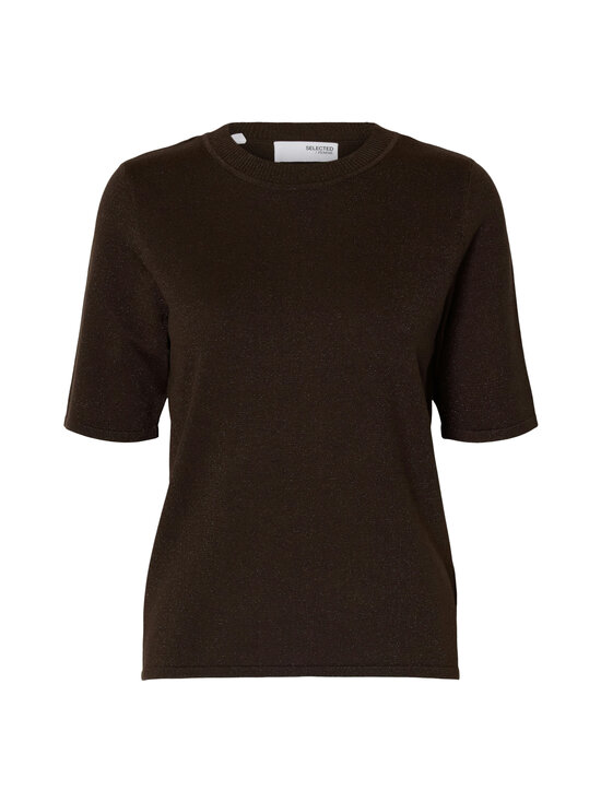 Selected - Slflura adīts džemperis ar īsām piedurknēm - DELICIOSO DETAIL:TONAL LUREX | Stockmann - photo 1