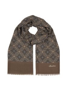 Stenströms - Modaali-kashmirhuivi 70 x 180 cm - DARK BROWN PATTERN | Stockmann