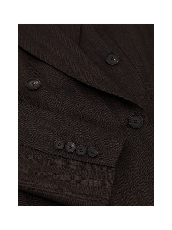 Reiss - Dawson Herringbone -kaksirivinen bleiseri - 22 CHOCOLATE BROWN | Stockmann - photo 8