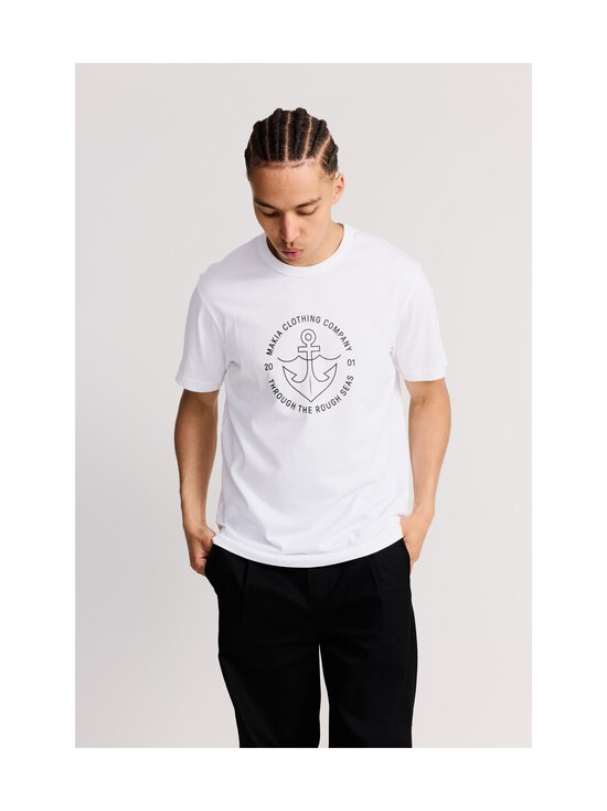 Makia - Hook T-shirt Makia - 001 WHITE | Stockmann - photo 3