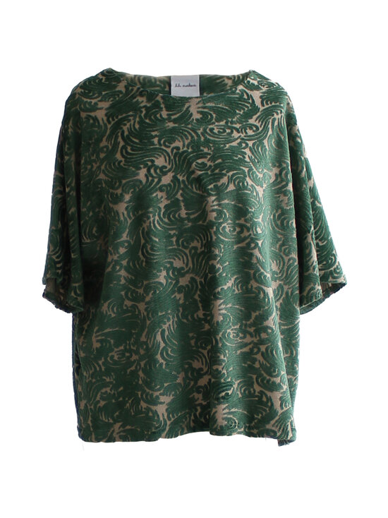 Lili Marleena - T-särk Jacquard Velvet - GREEN | Stockmann - photo 1