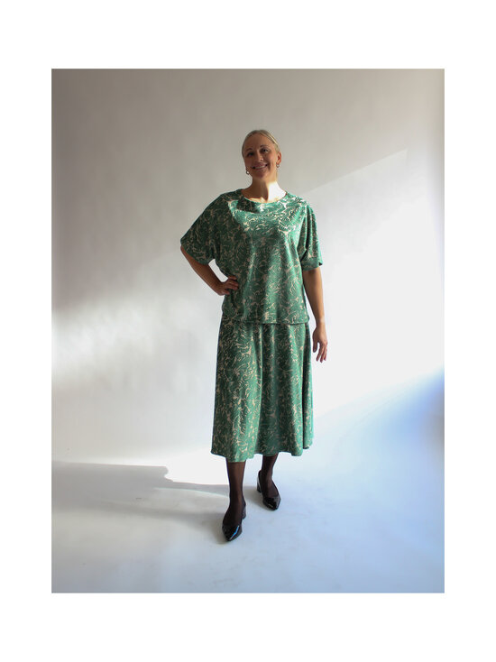 Lili Marleena - T-särk Jacquard Velvet - GREEN | Stockmann - photo 2