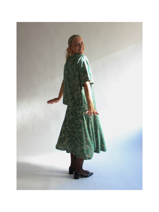 Lili Marleena - T-särk Jacquard Velvet - GREEN | Stockmann - photo 3