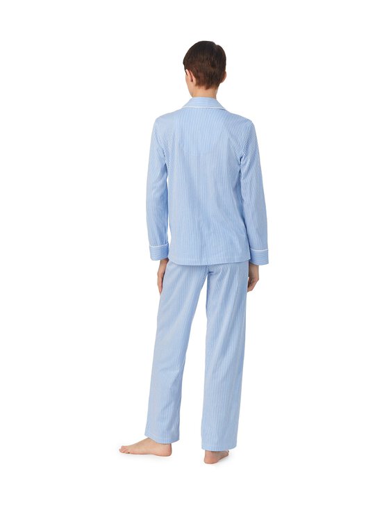 Lauren Ralph Lauren - Notch Collar Long -pyjama 2-osainen - 451 BLUE PRT | Stockmann - photo 2