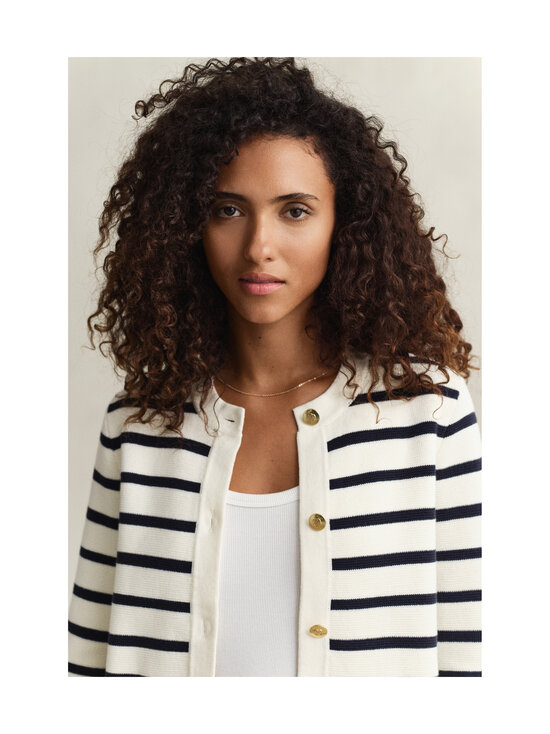 GANT - Puuvillaneuletakki - 130 CREAM | Stockmann - photo 4