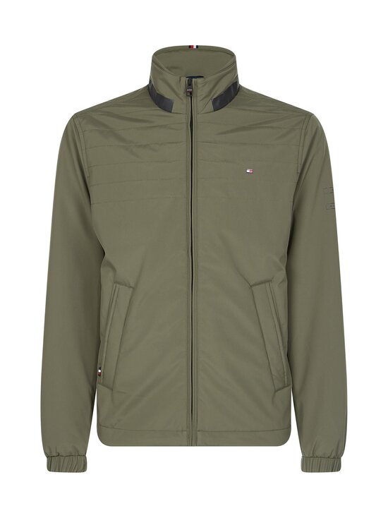 Padded Stand Collar Jacket -takki