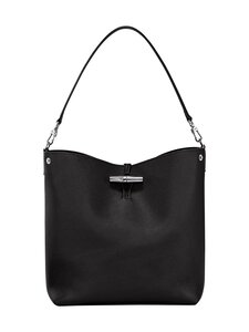 Longchamp - Le Roseau -nahkalaukku - 001 BLACK | Stockmann